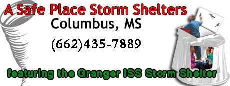 Tornado Safe, Tornado Shelters, Mississippi Tornado Shelters, Mississippi Granger ISS, Tornado Shelters